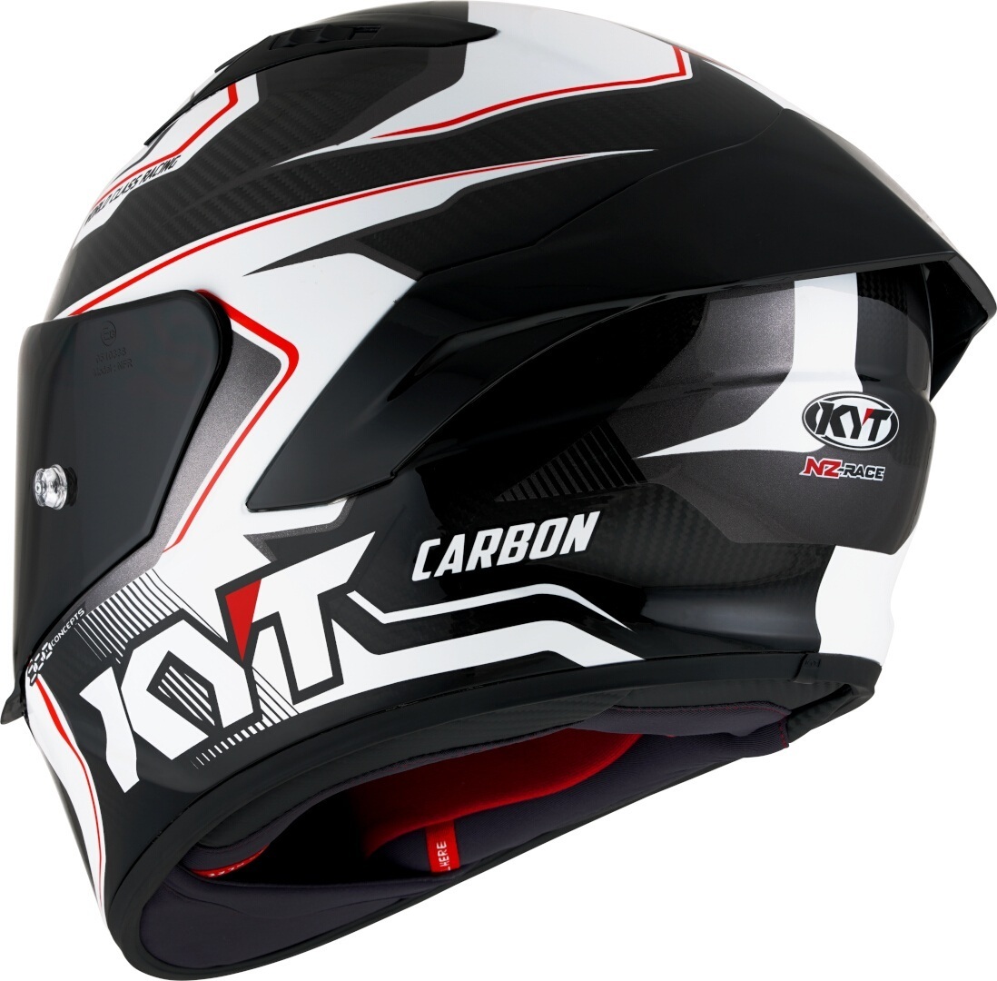 KYT NZ Race Carbon Competition Hjälm Vit XS (53/54) Figur 8