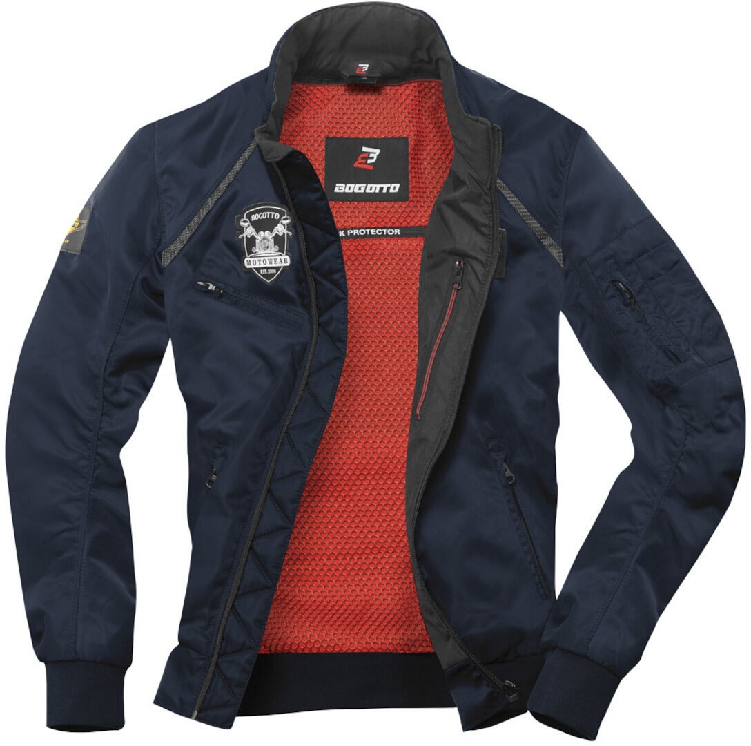 Bogotto Boston Motorcycle Textile Jacket dark blue L Figure 4