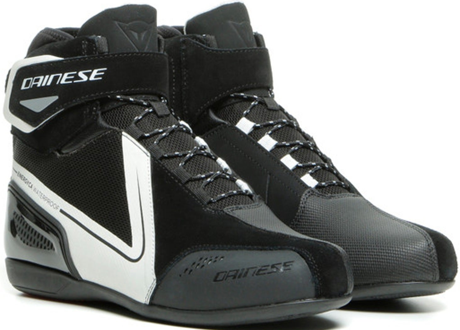 Dainese Energyca D-WP chaussures de moto imperméables pour dames Noir/Blanc 41 Figure 1
