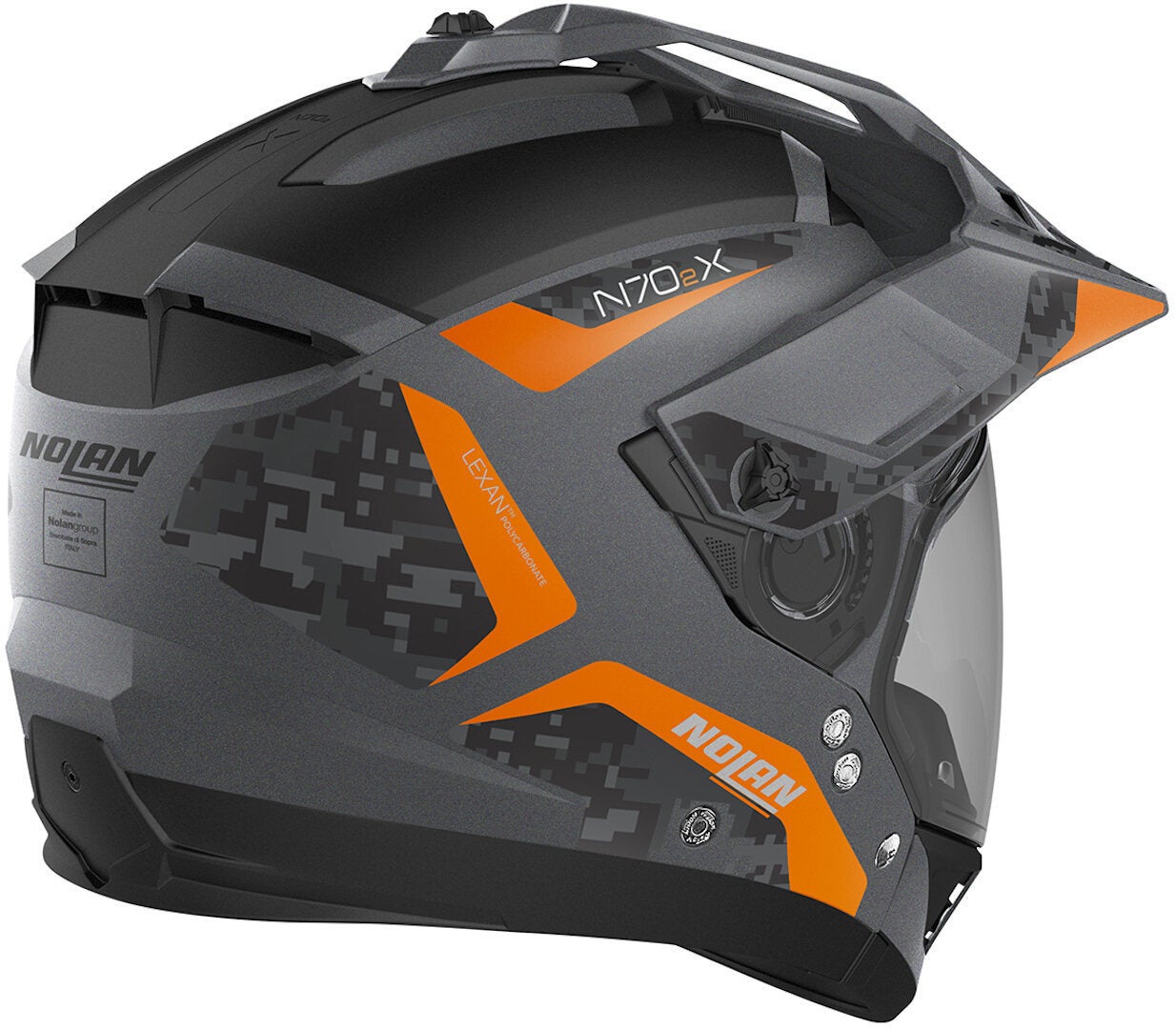 Nolan N70-2 X Torpedo N-Com Hjelm sort/orange M (58) Figur 2