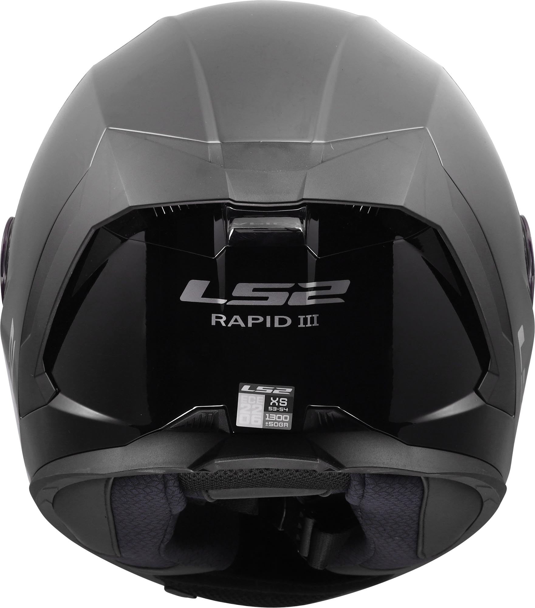 LS2 FF820 Rapid III Helm schwarz L (59/60) Abbildung 4
