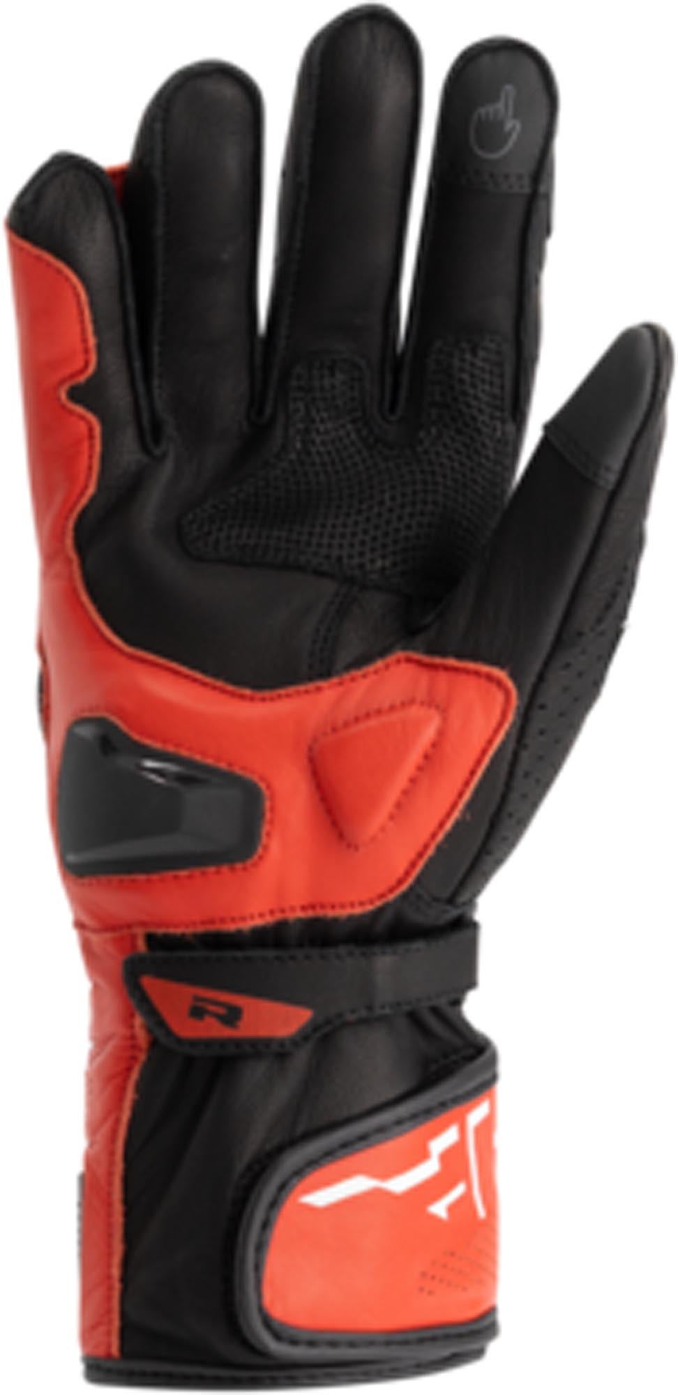 Richa RS-86 Damen Motorrad Handschuhe schwarz/rot/fluo-dunkelrot M Abbildung 2