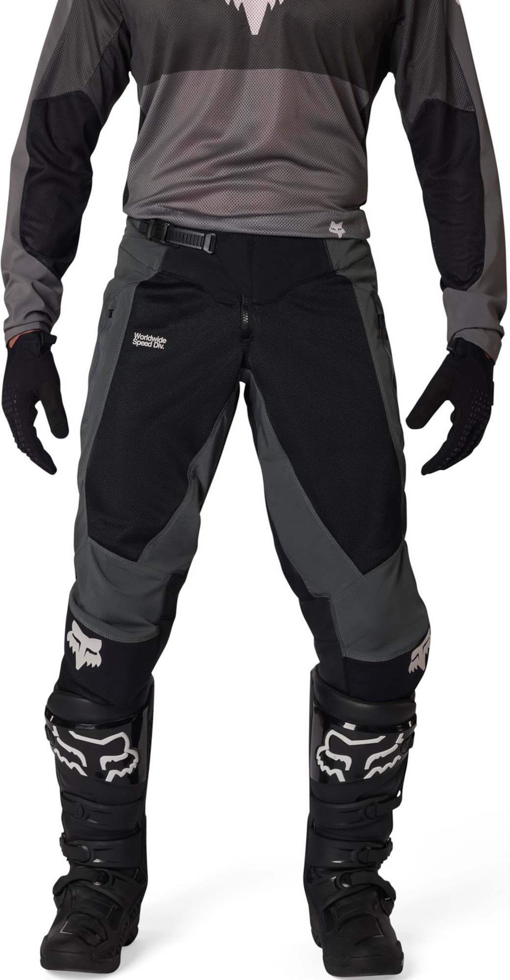 FOX Ranger Air Off-Road モトクロスパンツ 黒/灰色 32 図3