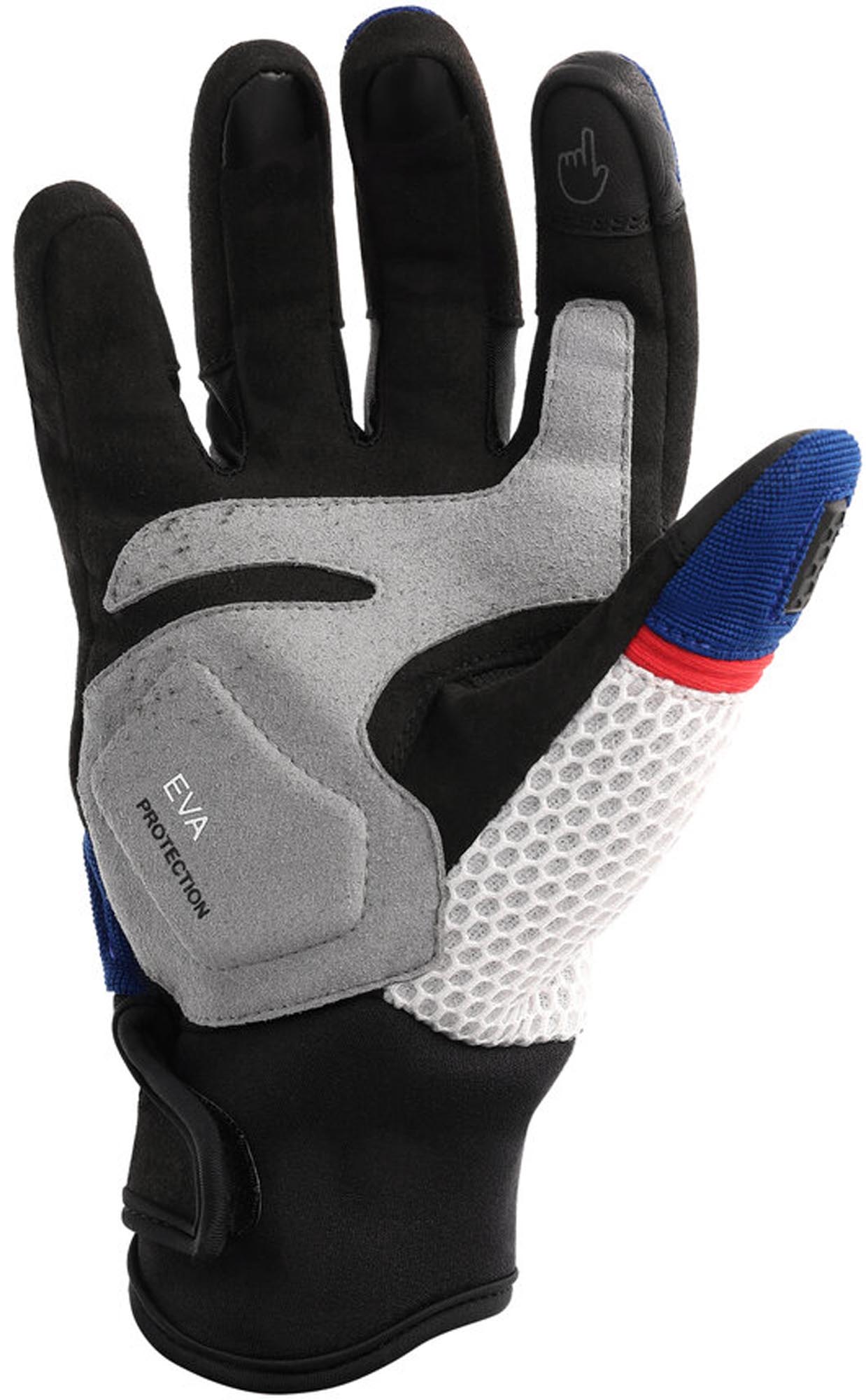 Richa Sandblast Motorcycle Gloves blue/red M Figure 3