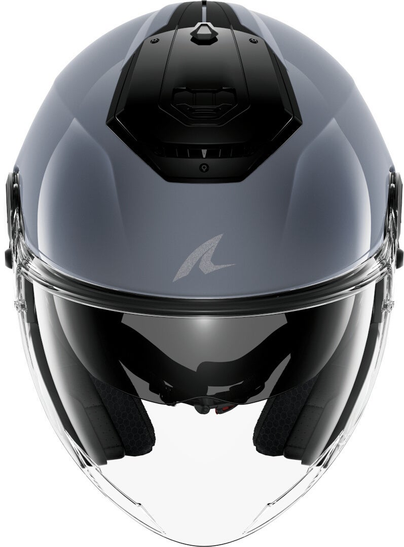 Shark RS Jet Blank Jet hjelm grå/sort XXL (63/64) Figur 2