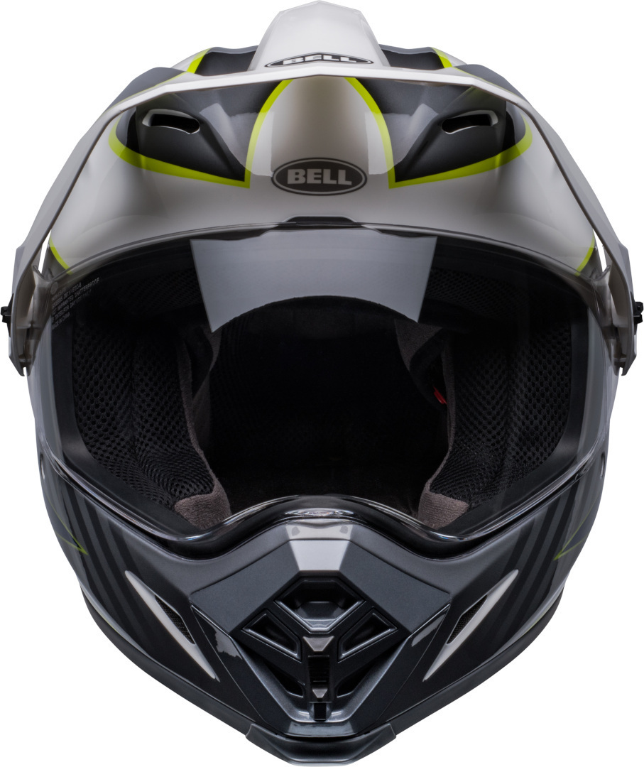Bell MX-9 Adventure MIPS Dalton Motocross hjälm vit/gul S Figur 4