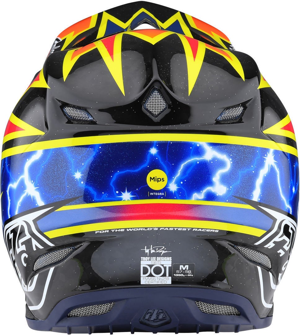 Troy Lee Designs SE5 Lightning MIPS Carbon Casco Motocross nero/rosa M (57/58) Figura 6