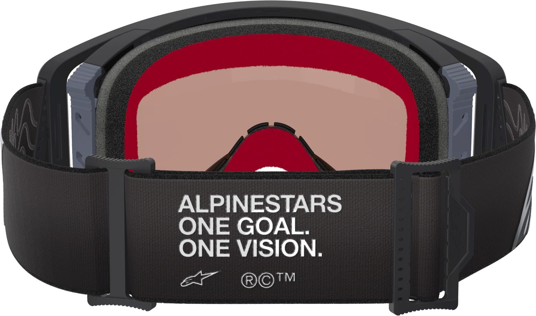 Alpinestars Supertech Corp Absolute Vision Stripe Mirror Ochelari de motocross Negru/gri Figura 3
