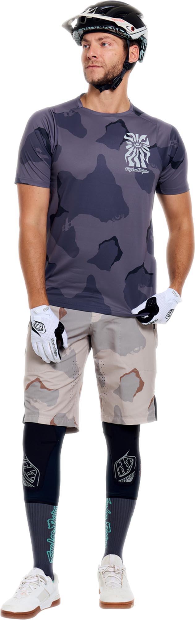 Troy Lee Designs Skyline Pro Shell Flow Camo Bicycle Shorts camouflage-grey 32 Figure 14