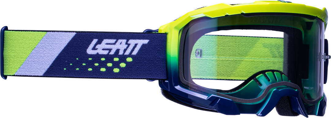 Leatt Velocity 4.5 Iriz Dots Ochelari de motocross Galben neon Figura 1