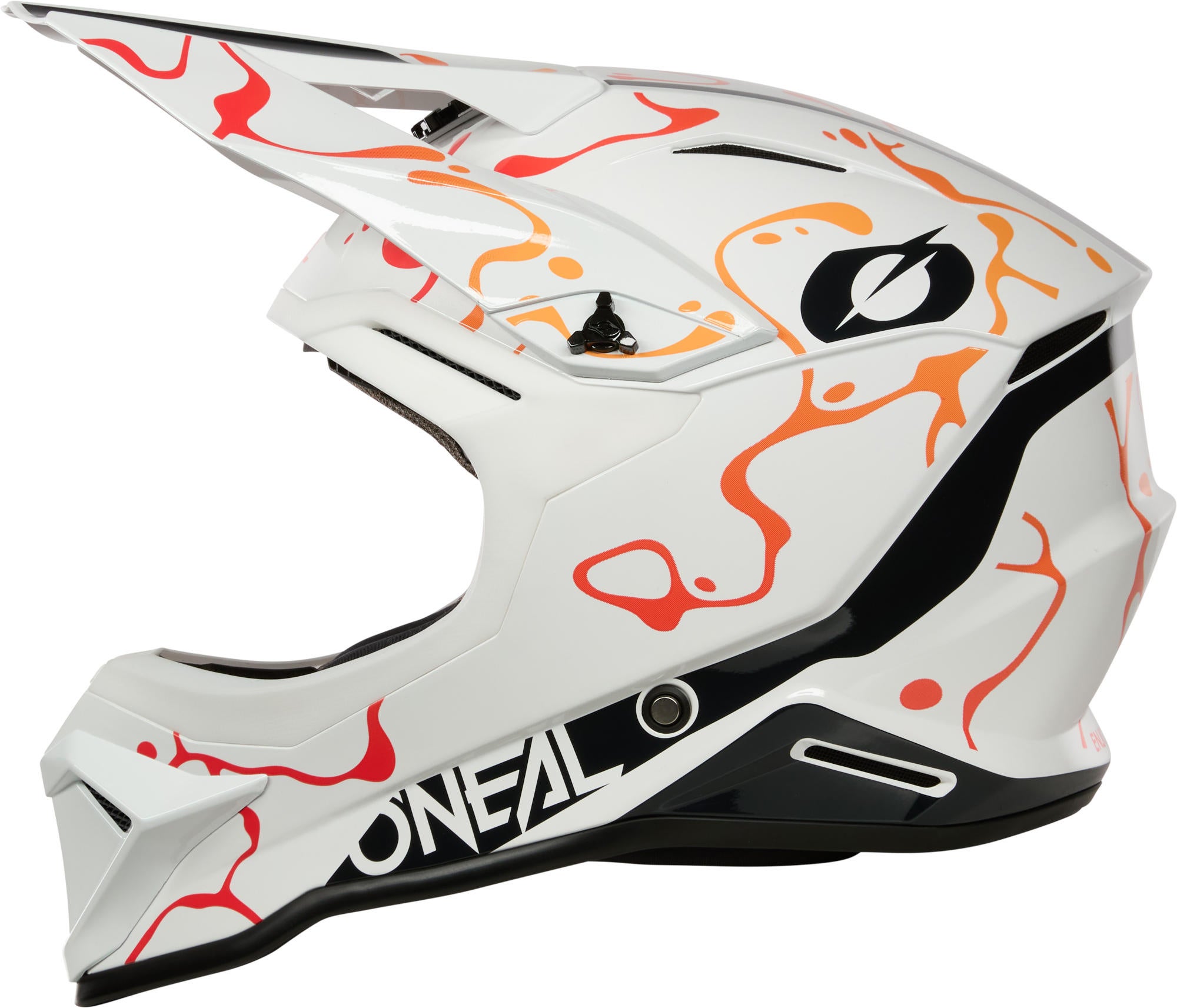 Oneal 1SRS SPLASH Motocross Helm weiß/orange M (57/58) Abbildung 5