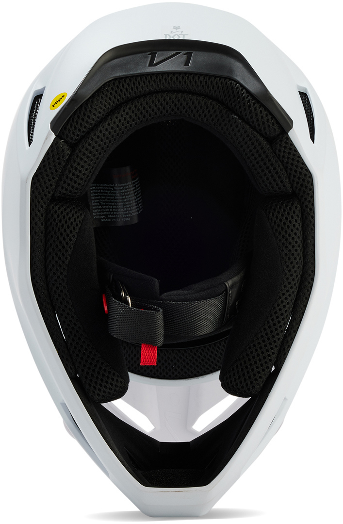 FOX V1 Solid Casque de motocross Blanc mat S (55/56) Figure 4