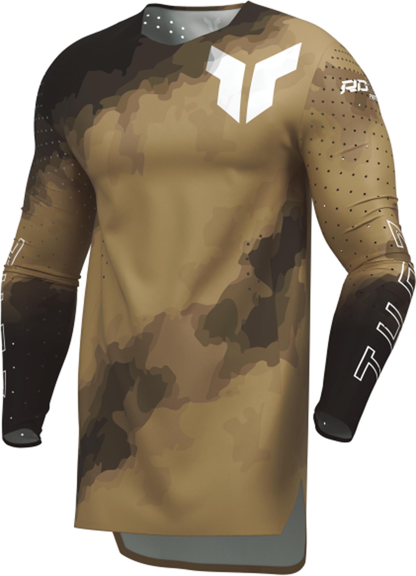 Thor Sportmode Carbon Motocrosstrøje Sort/kobber S Figur 1