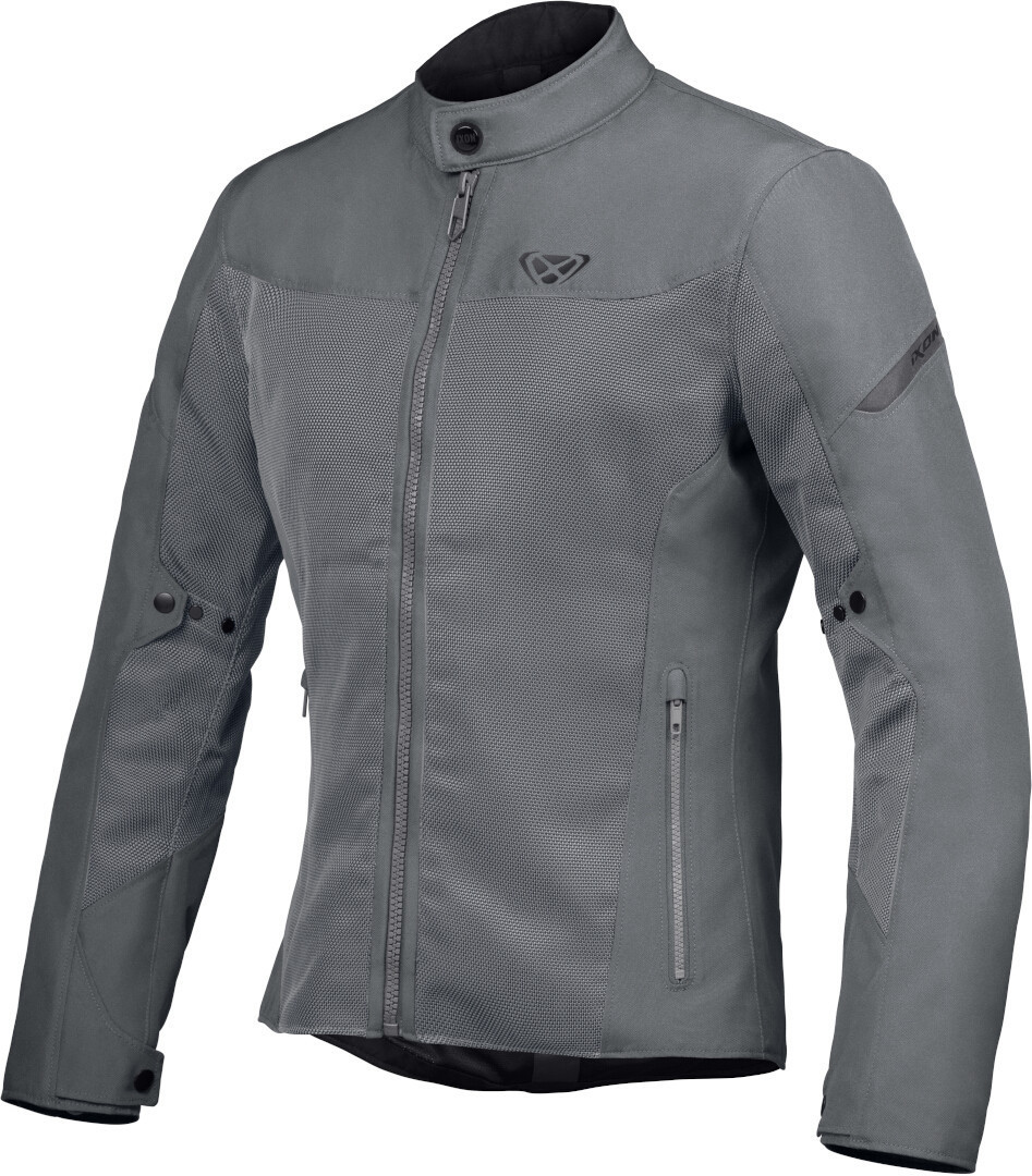 Ixon Fresh Motorcycle Textile Jacket light grey S Figure 1