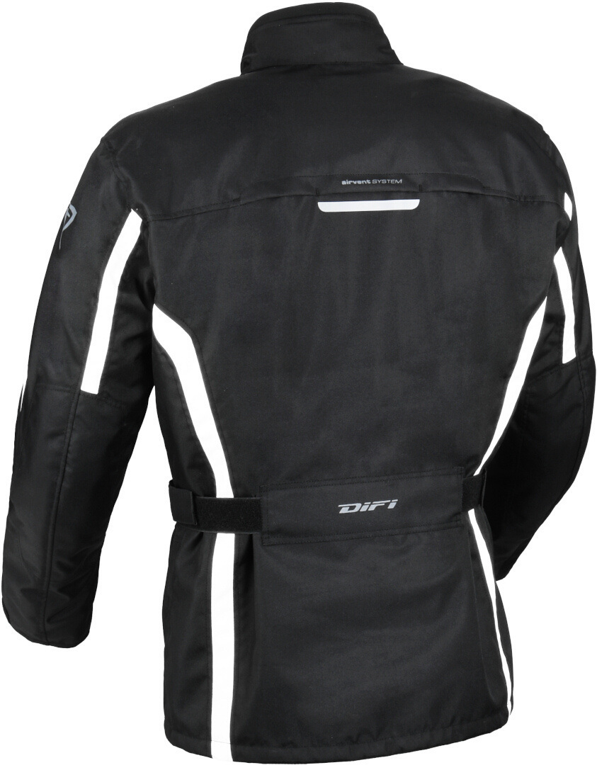 DIFI Cage Aerotex waterproof Motorcycle Textile Jacket black/white XL Figure 2