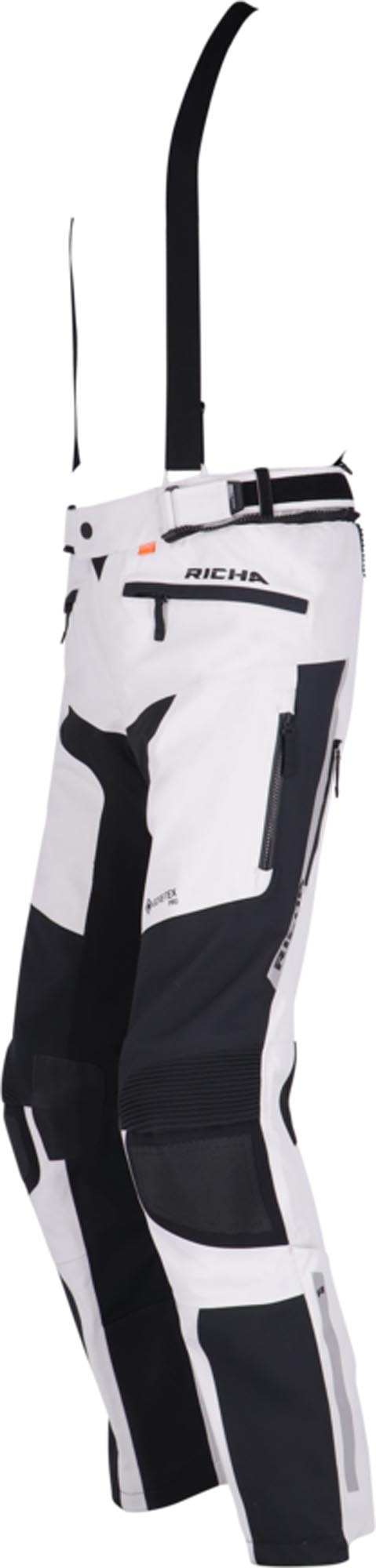 Richa Armada Gore-Tex Pro waterproof Motorcycle Textile Pants black/grey Short M Figure 10