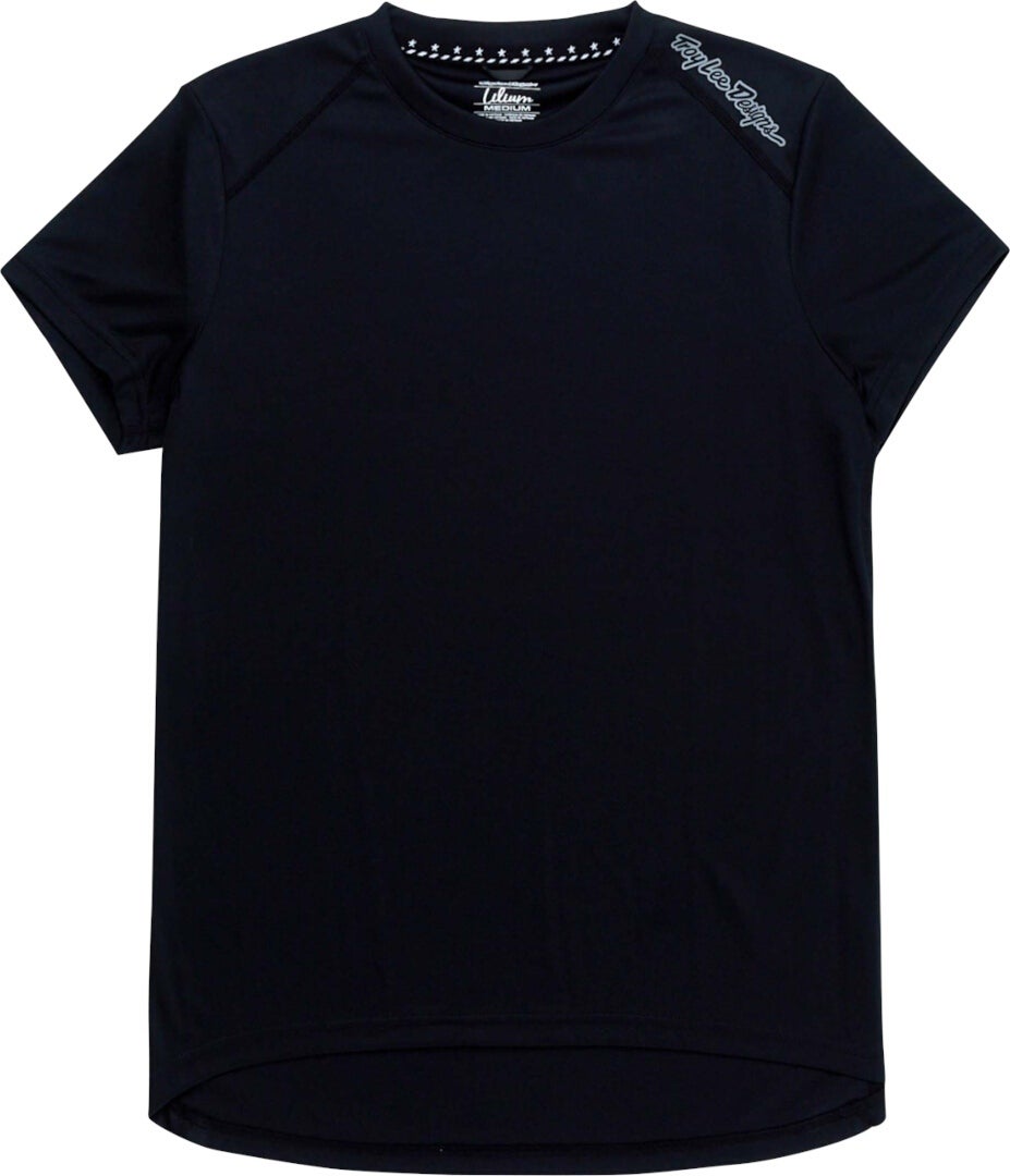Troy Lee Designs Lilium SS Mono Ladies Cykeltrøje Sort L Figur 1