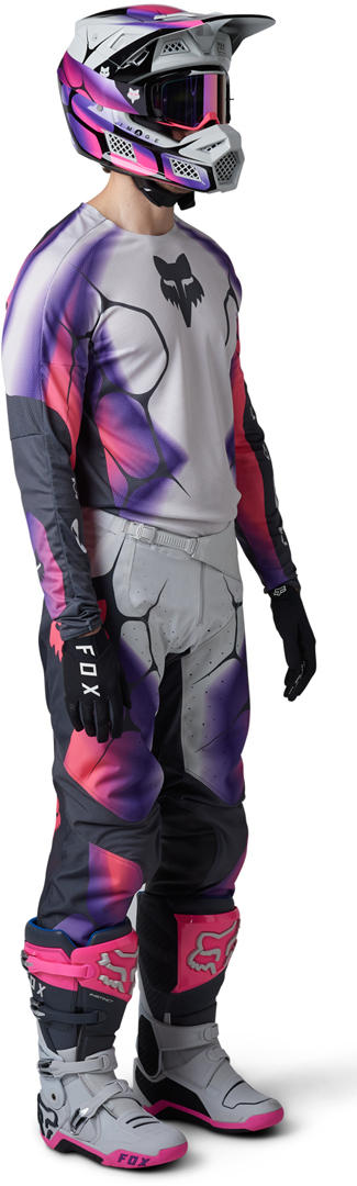 FOX 360 Syz Motocross Jersey hellgrau M Abbildung 5
