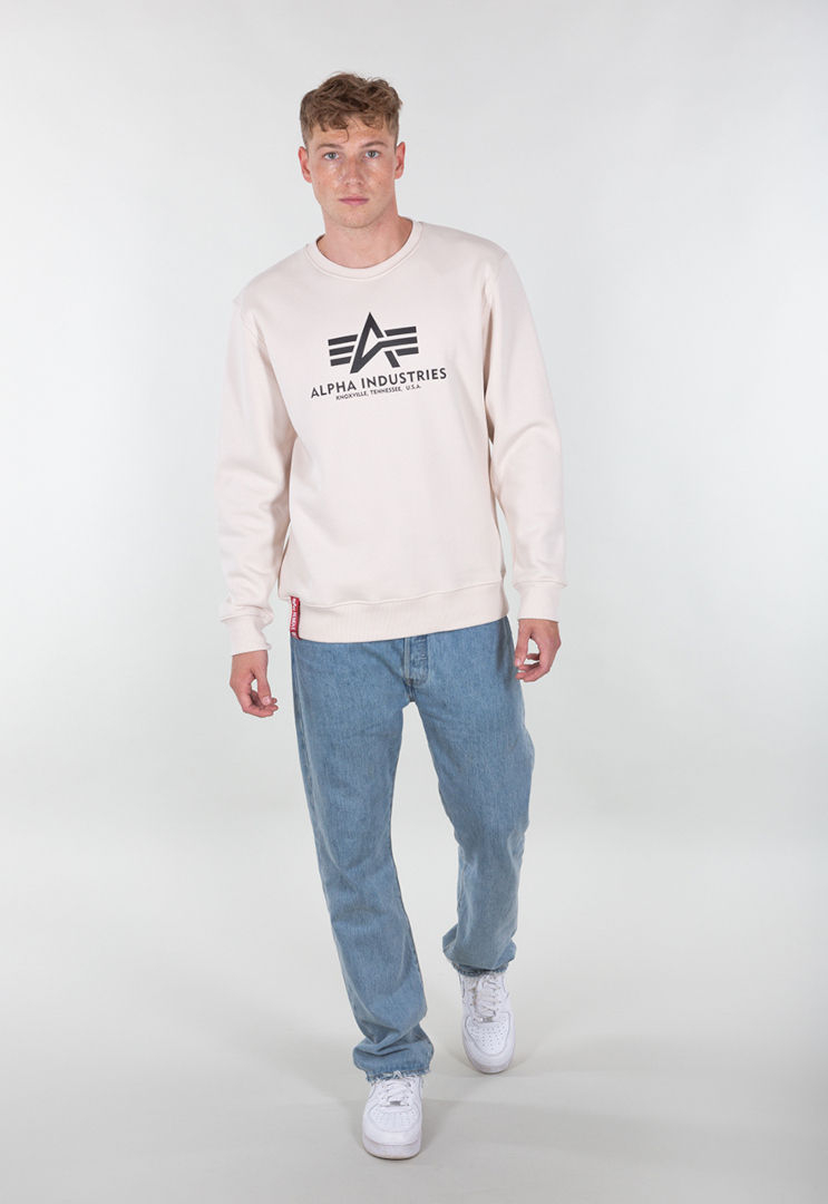 Alpha Industries Basic Mikina Smetana S Obrázek 3