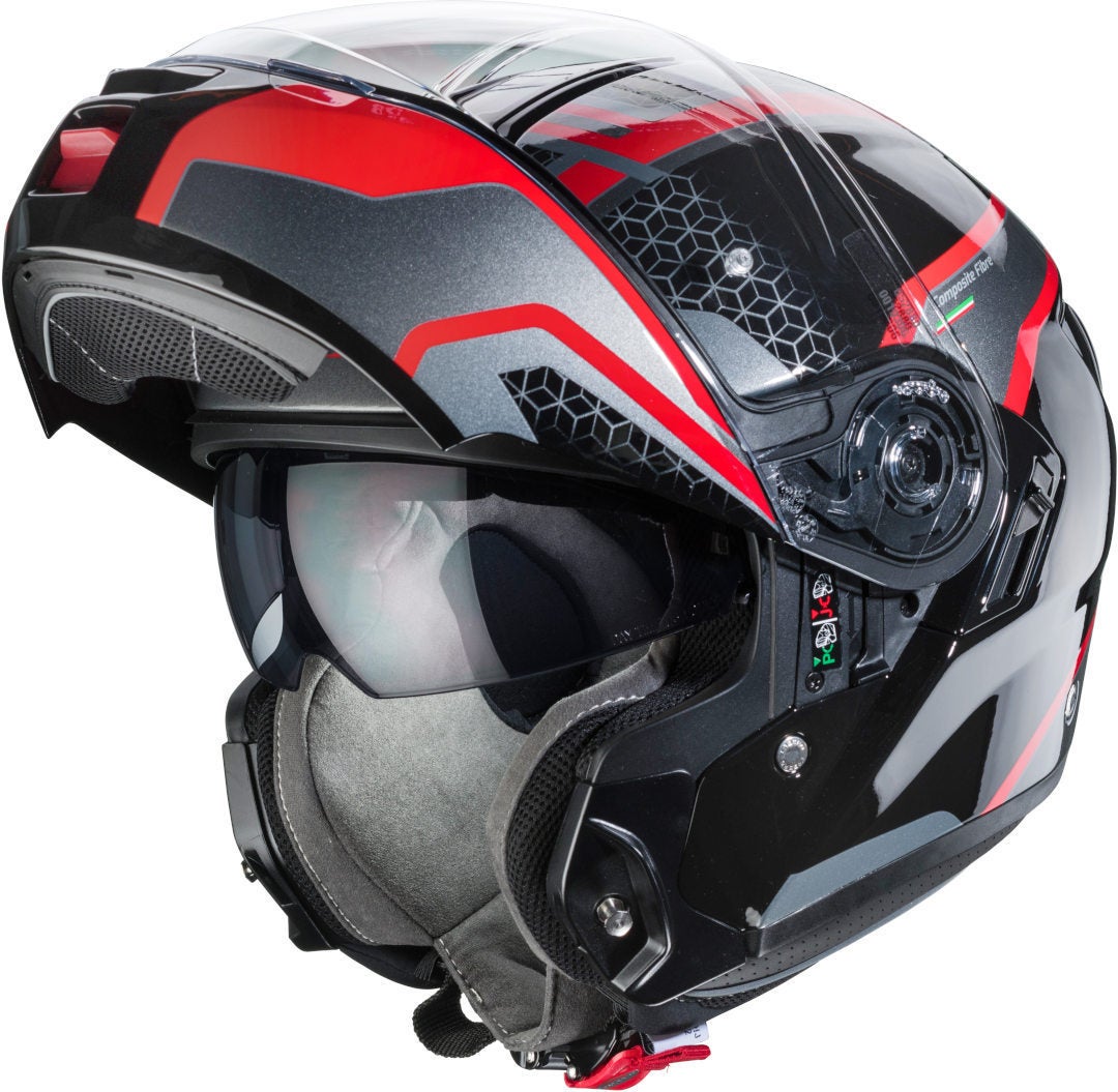 Caberg Levo Sonar 헬멧 검정/빨강 XL (61/62) 그림 4