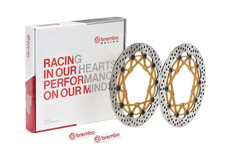 Brembo S.p.A. UPGRADE Supersport Round Floating Brake Discs - by pair Figure 2