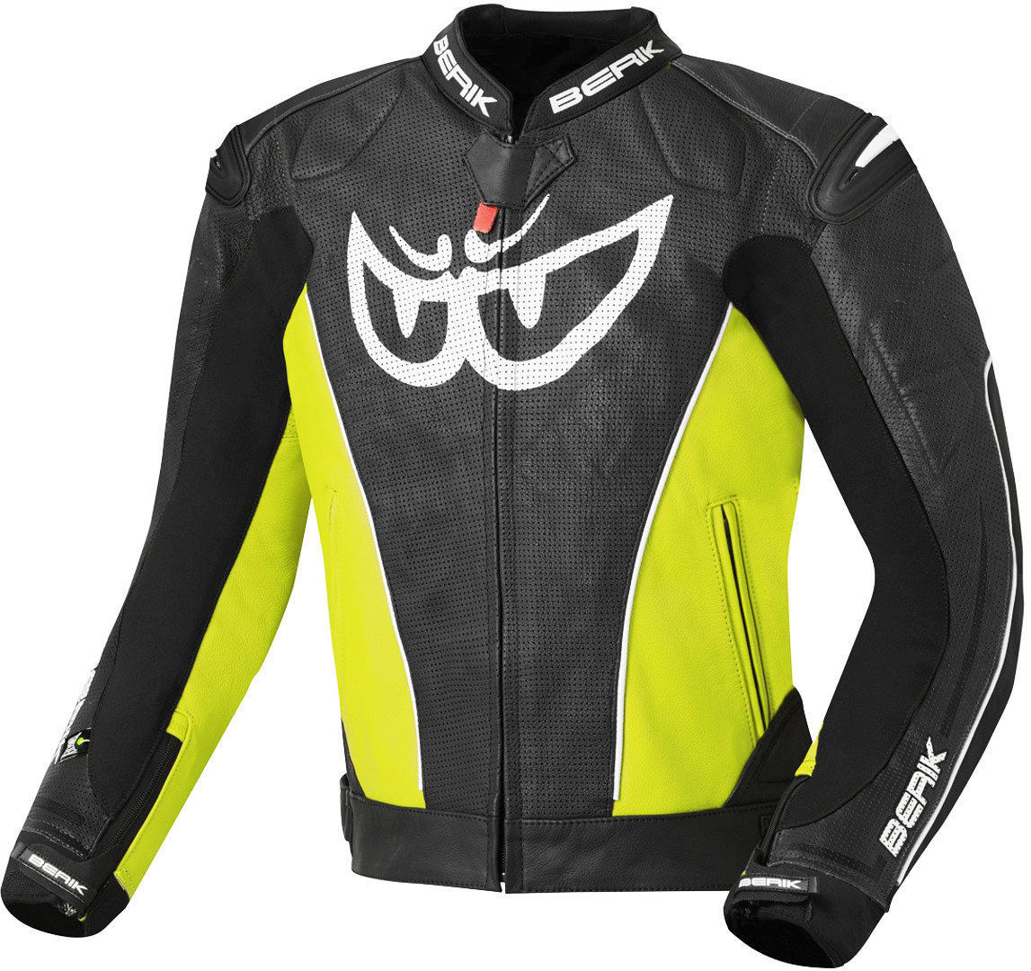 Berik Street Motorcycle Leather Jacket-image-522037479