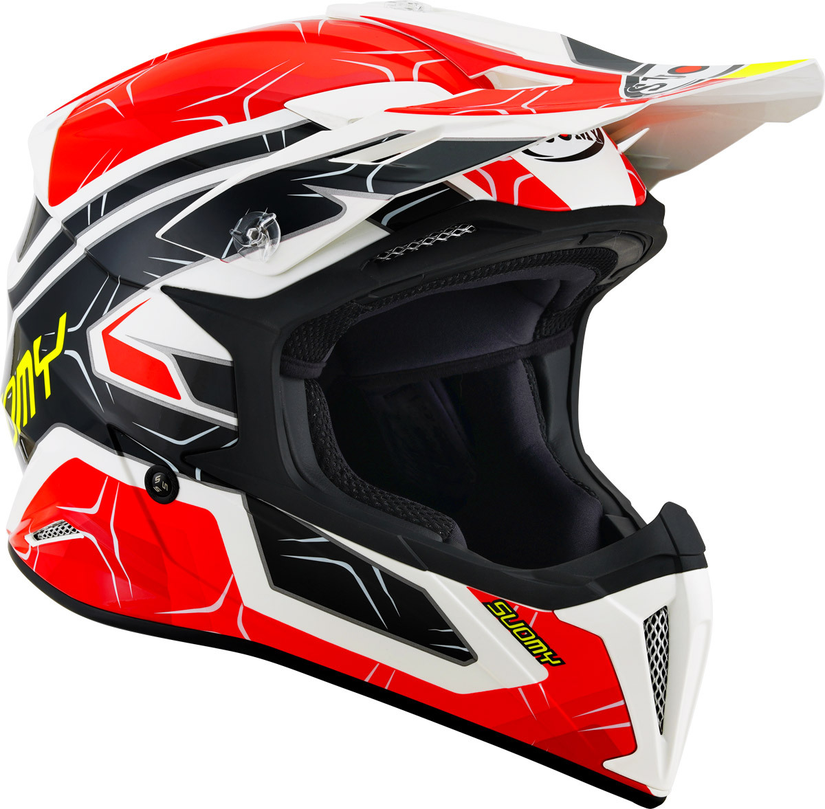 Suomy X-Wing Subatomic Motocross Hjälm svart/röd S (55/56) Figur 7