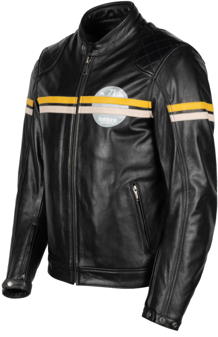 Helstons Chevy Buffalo Motorrad Lederjacke schwarz M Abbildung 8