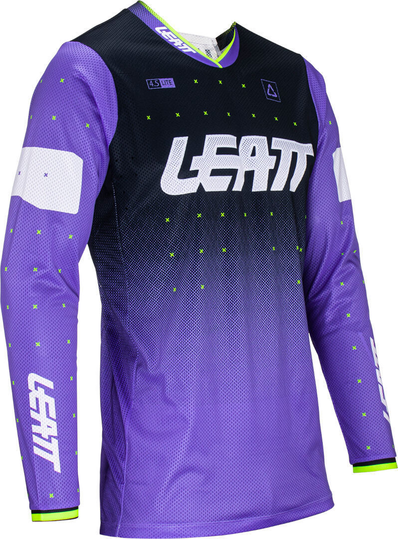 Leatt 4.5 Lite Gradient 2024 Tricou de motocross mov/negru XXL Figura 3