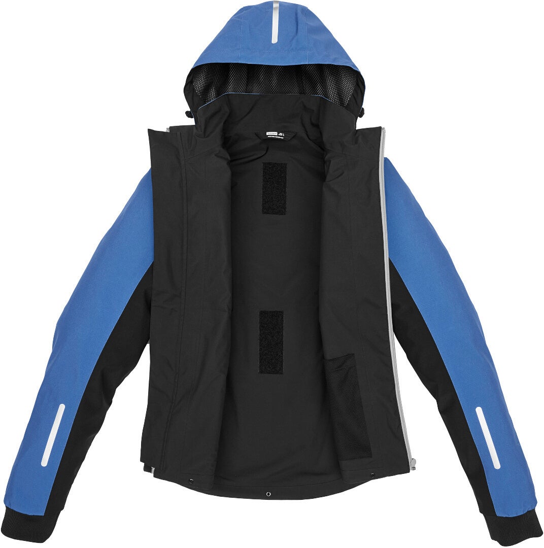 Spidi H2Out II Sweat à capuche de moto imperméable noir/bleu M Figure 3