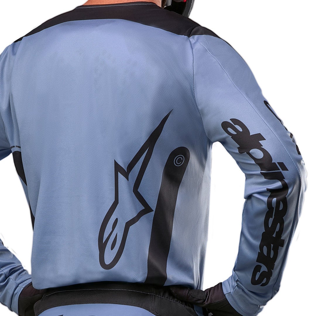 Alpinestars Fluid Lurv Motokrosový dres modrá/černá M Obrázek 2