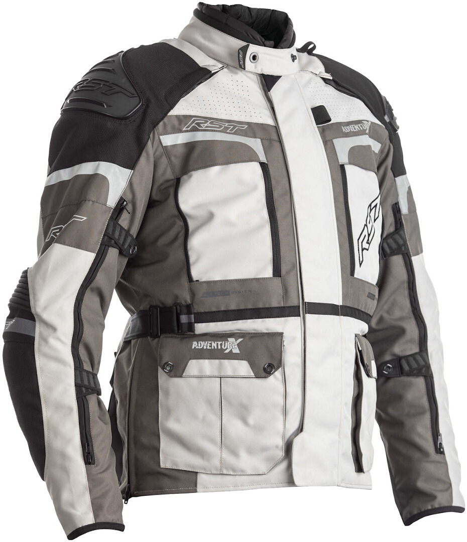 RST Adventure-X Motorrad Textiljacke weiß/grau 4XL Abbildung 1