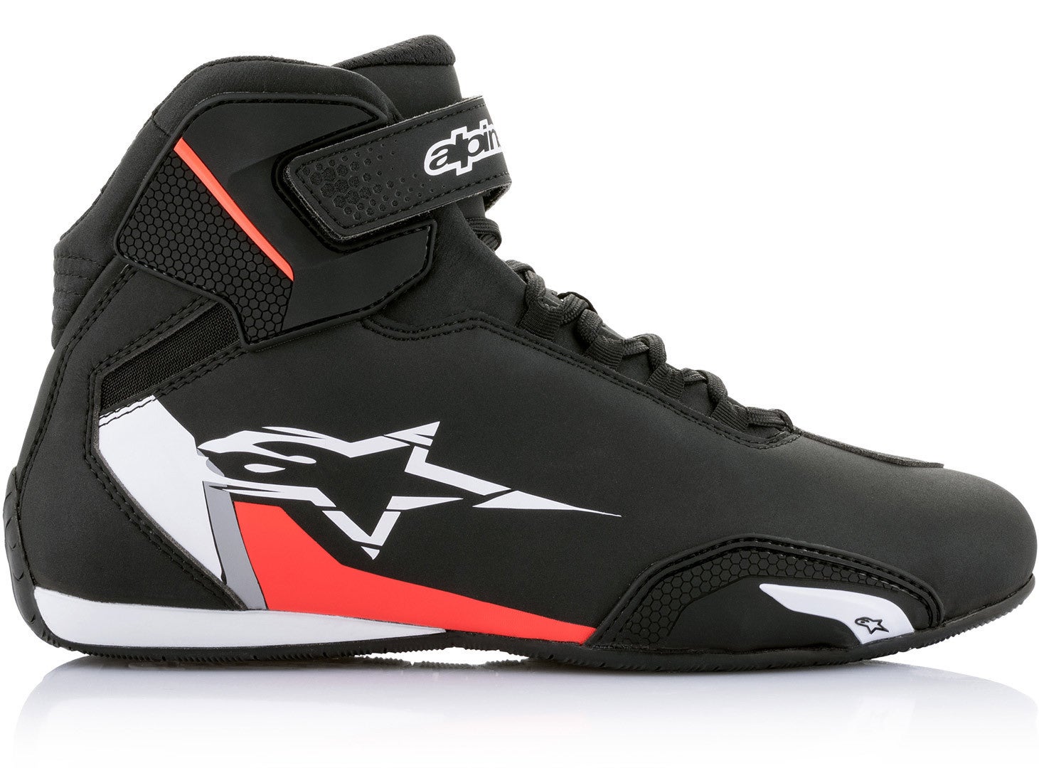 Alpinestars Sektor Motorcykel sko sort/hvid/rød 43 Figur 5