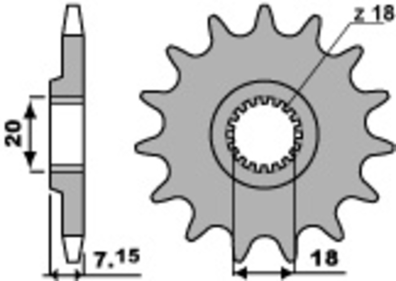 PBR Standard stålhjul 432 - 520 Figur 1