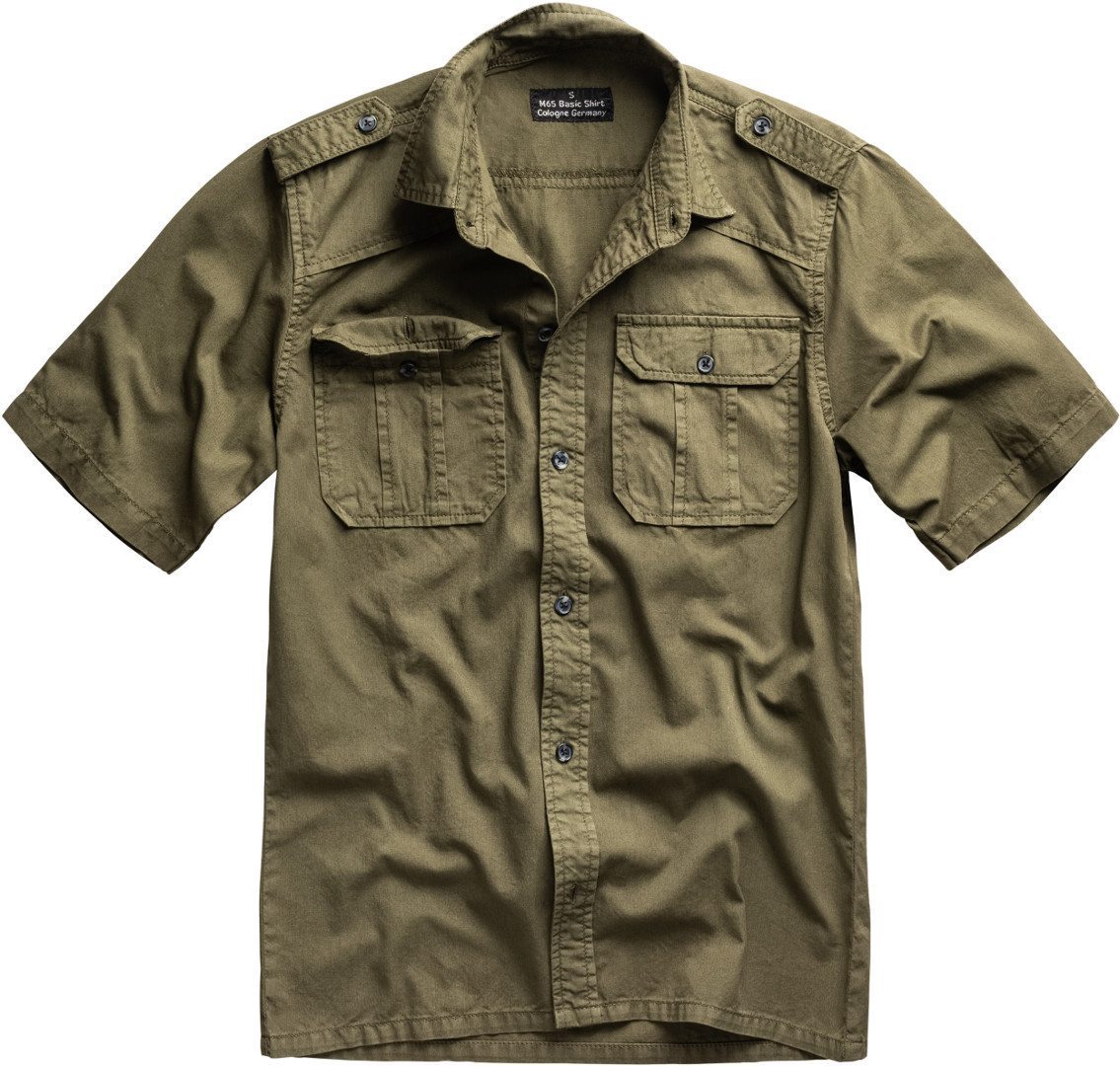 Surplus M65 Basic Short Sleeve Overhemd Olive M Figuur 1