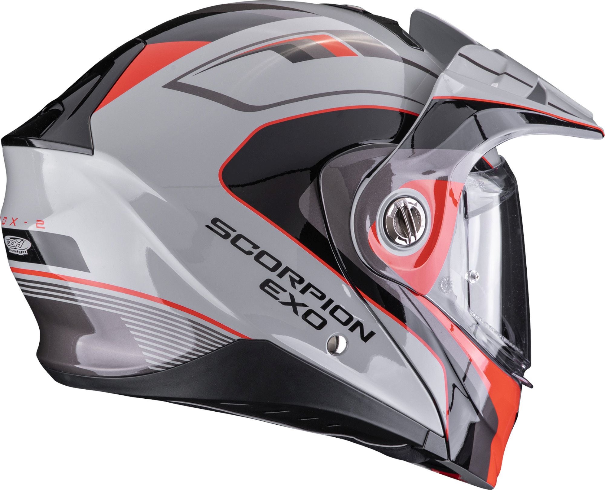 Scorpion ADX-2 Kamps Enduro helm grijs/zwart/rood L (58/59) Figuur 3