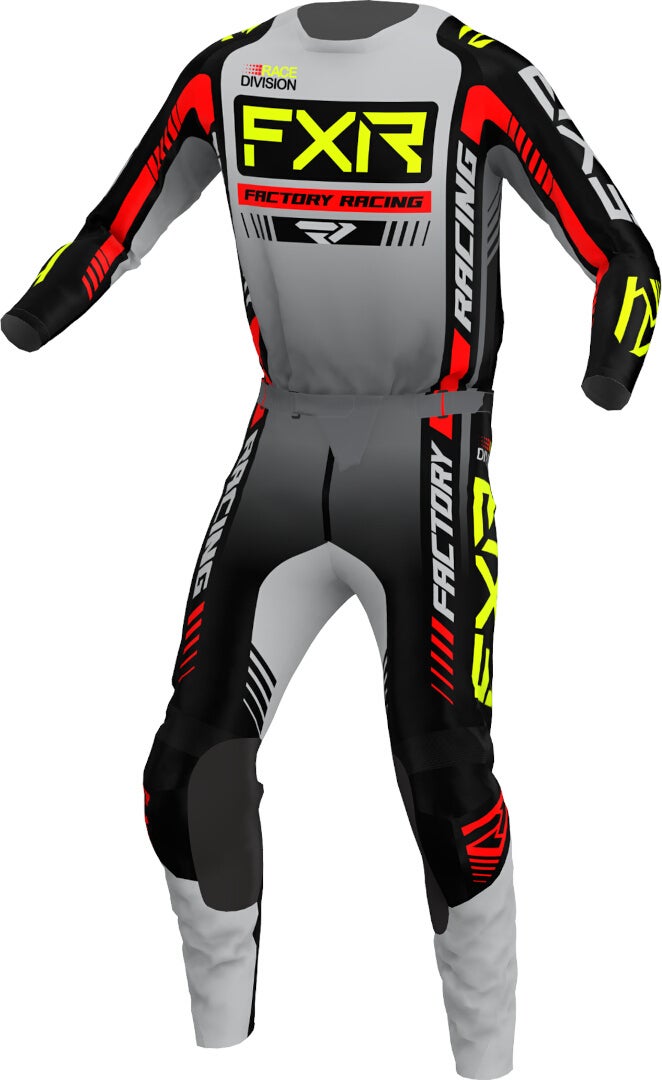 FXR Clutch Pro 2023 Motocross bukser grå/sort 36 Figur 3