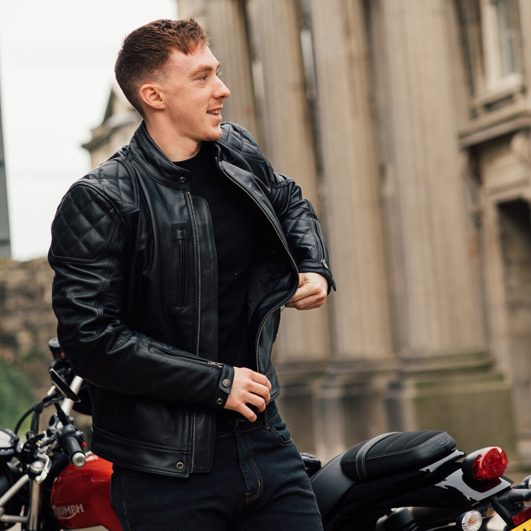 Merlin Cambrian Motorrad Lederjacke M Abbildung 6