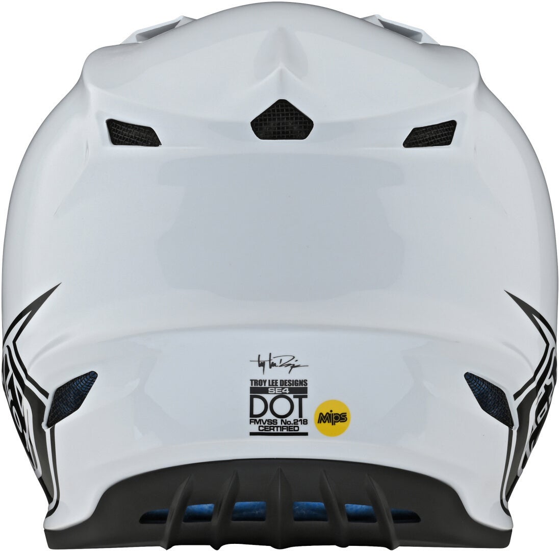 Troy Lee Designs SE4 PA Mono Motorcross Helm Wit S Figuur 6