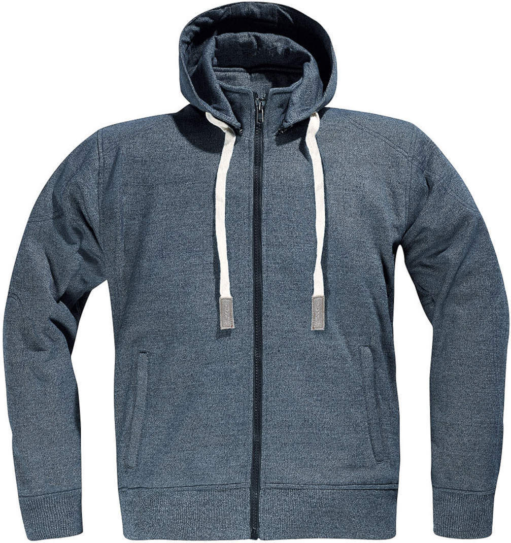 DIFI Downtown Motorrad Zip Hoodie blau M Abbildung 1