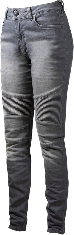 John Doe Betty Biker XTM Damen Motorradjeans grau 36 L32 Abbildung 2