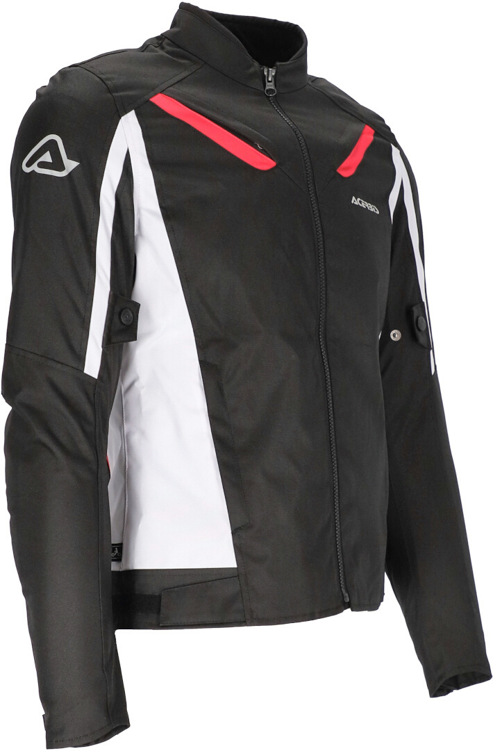 Acerbis X-Mat Motorcycle Ladies Textile Jacket black/white M Figure 2