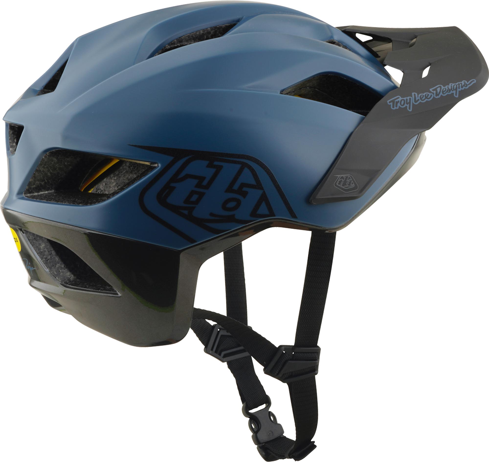 Troy Lee Designs Mips Flowline Point Bicycle Helmet blue matt/black M-L (57/59) Figure 4