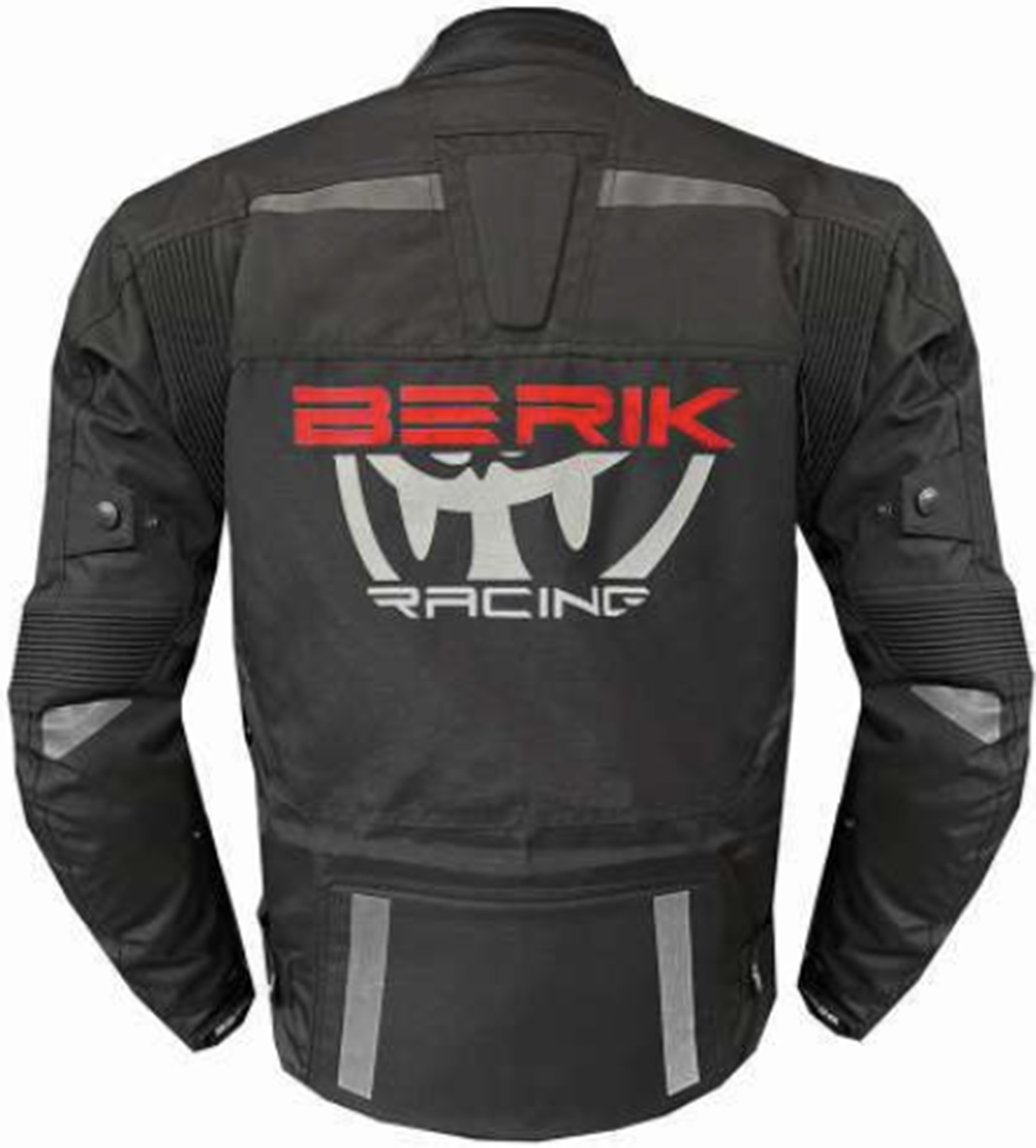 Berik Amras Jachetă impermeabilă Textil pentru motocicletă Negru/Alb/Roșu 48 Figura 2