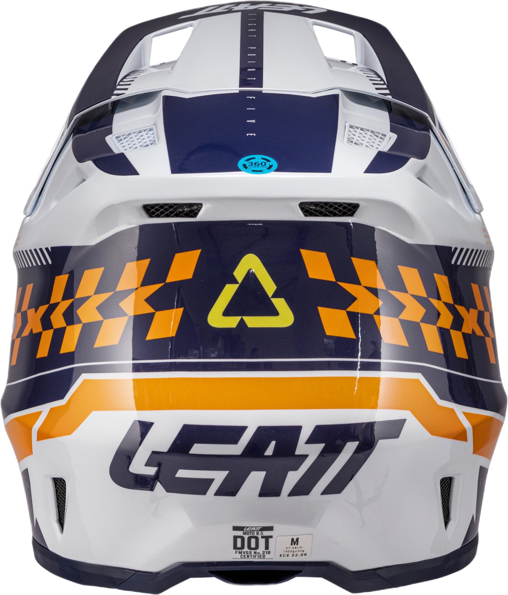 Leatt 8.5 V26 Шлем для мотокросса с очками белый/синий/оранжевый XXL (63/64) Рисунок 4