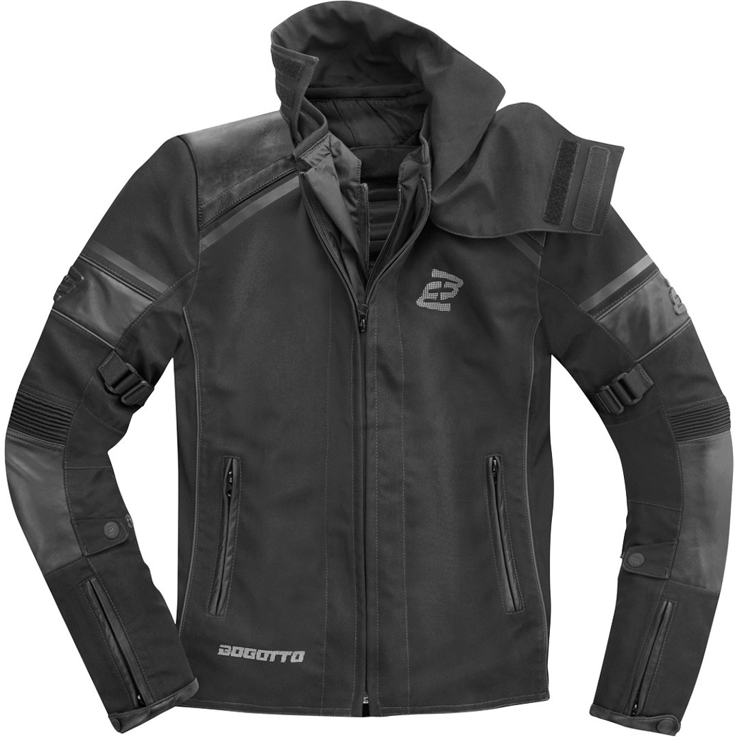 Bogotto Blizzard-X waterproof Motorcycle Textile Jacket black XXL Figure 3