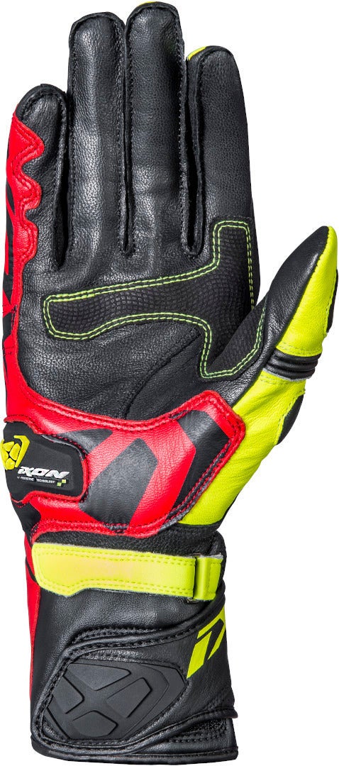 Ixon RS Circuit-R Motorcykel handsker sort/rød/gul L Figur 2