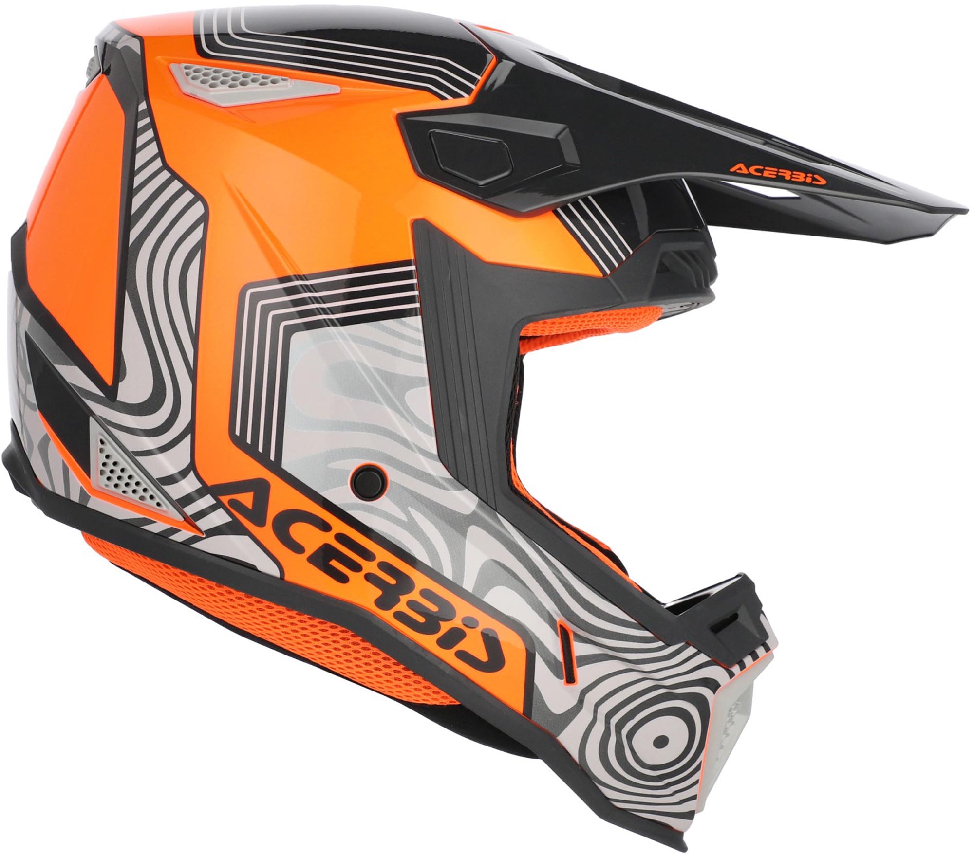 Acerbis Whoops Graphic Motocrosshelm oranje/zwart/grijs S (55/56) Figuur 2