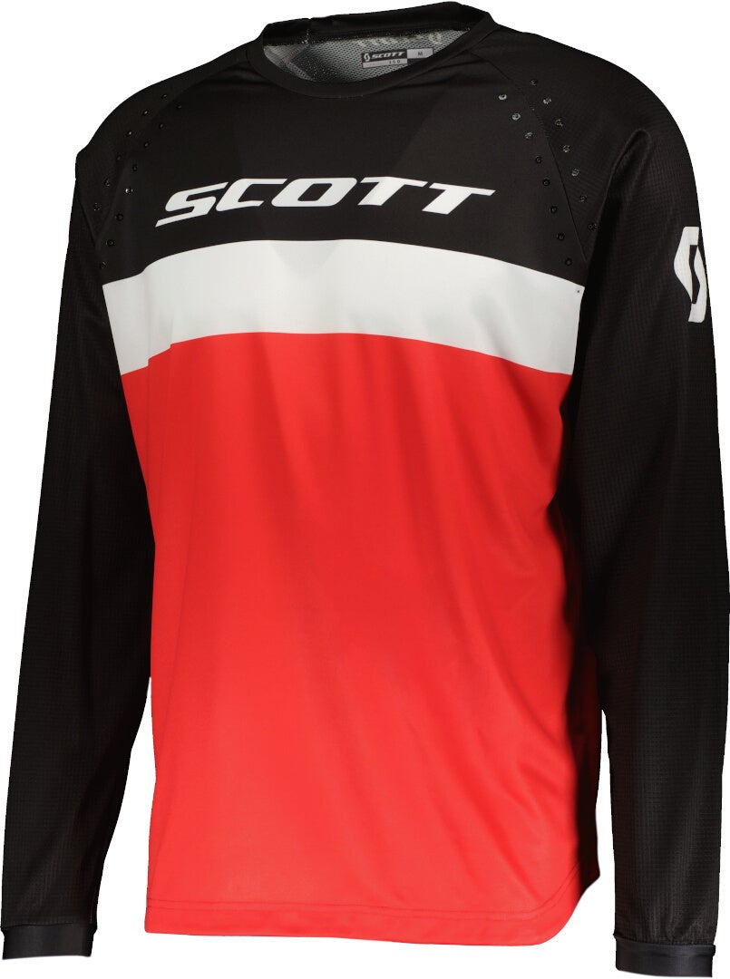 Scott 350 Evo Swap Motocross Jersey rød/sort M Figur 1