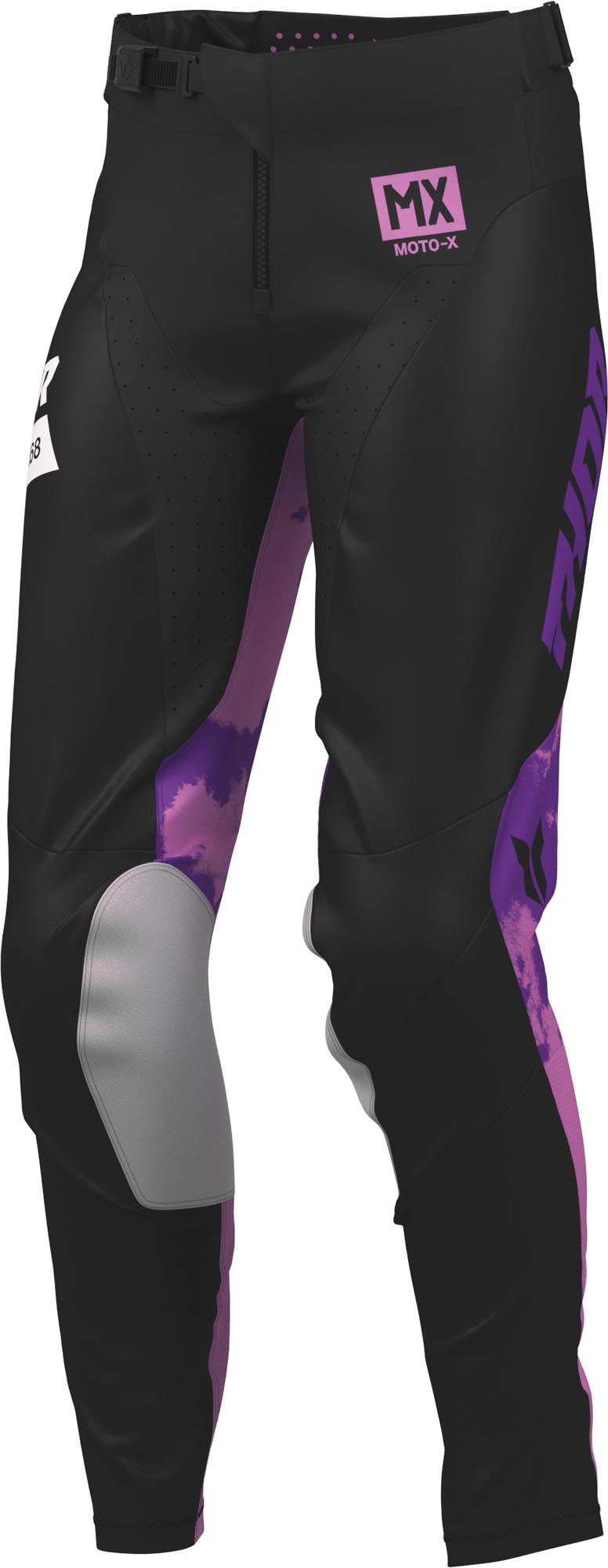 Thor Launchmode Bleach Ladies Motocross Pants black 3/4 Figure 4